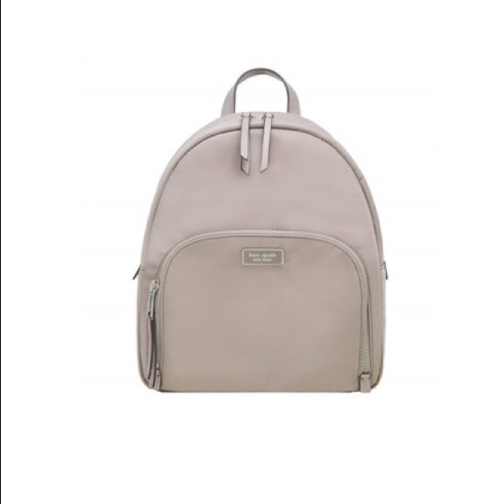 Kate Spade York Medium Dawn Soft Taupe Nylon Backpack